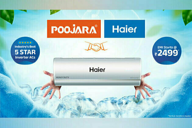 Poojara Telecom eyes robust expansion plans; Haier Kinouchi 5 Star Heavy - Duty Pro Air Conditioner now available at Poojara Telecom