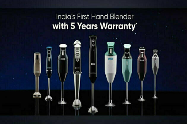 BOSS Appliances Introduces India's First Hand Blender with a Revolutionary 5-Year Warranty