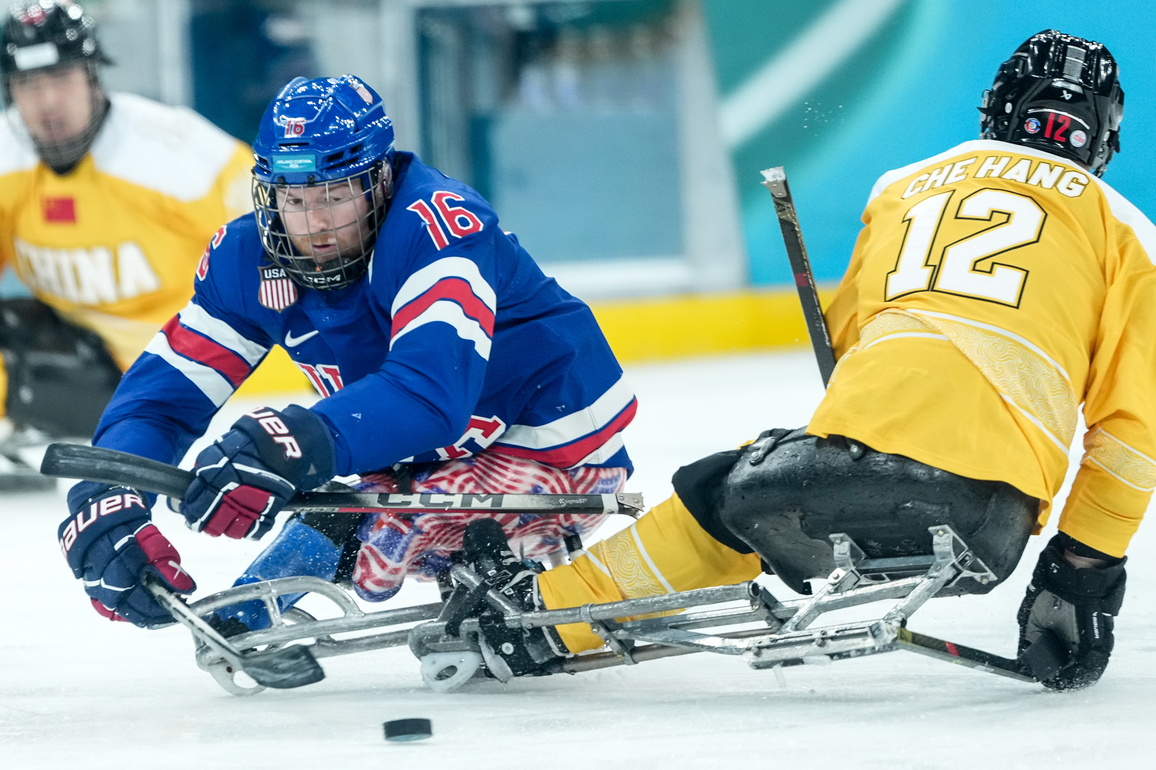 (SP)ITALY-MILAN-PARALYMPIC WINTER GAMES-PARA ICE HOCKEY-USA VS CHINA