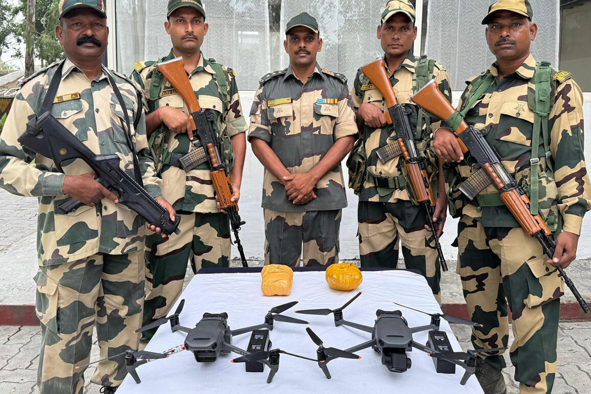 Punjab: BSF intercepts 2 Pakistani drones carrying heroin in Amritsar