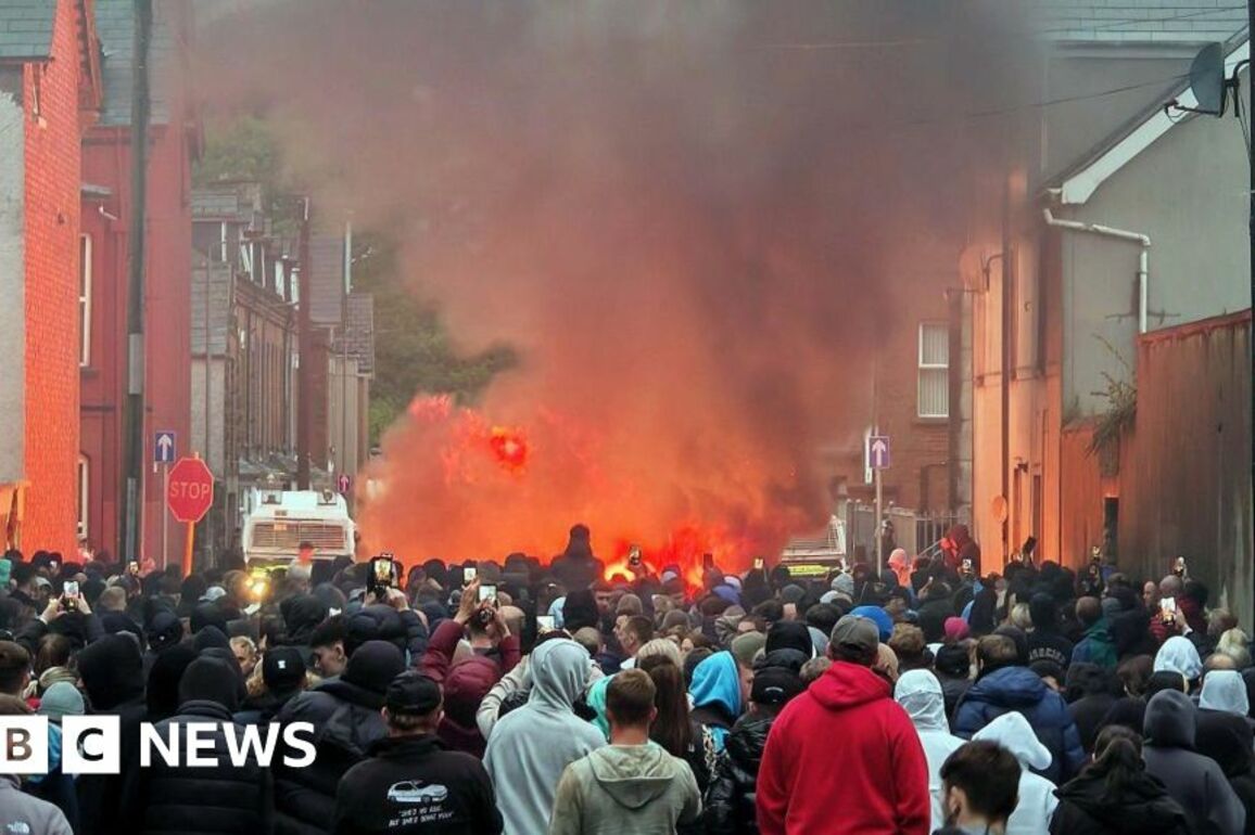 How a peaceful protest in Ballymena descended into hate-filled violence