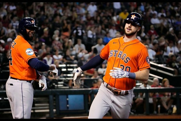 MLB roundup: Astros club D-backs, take AL West crown