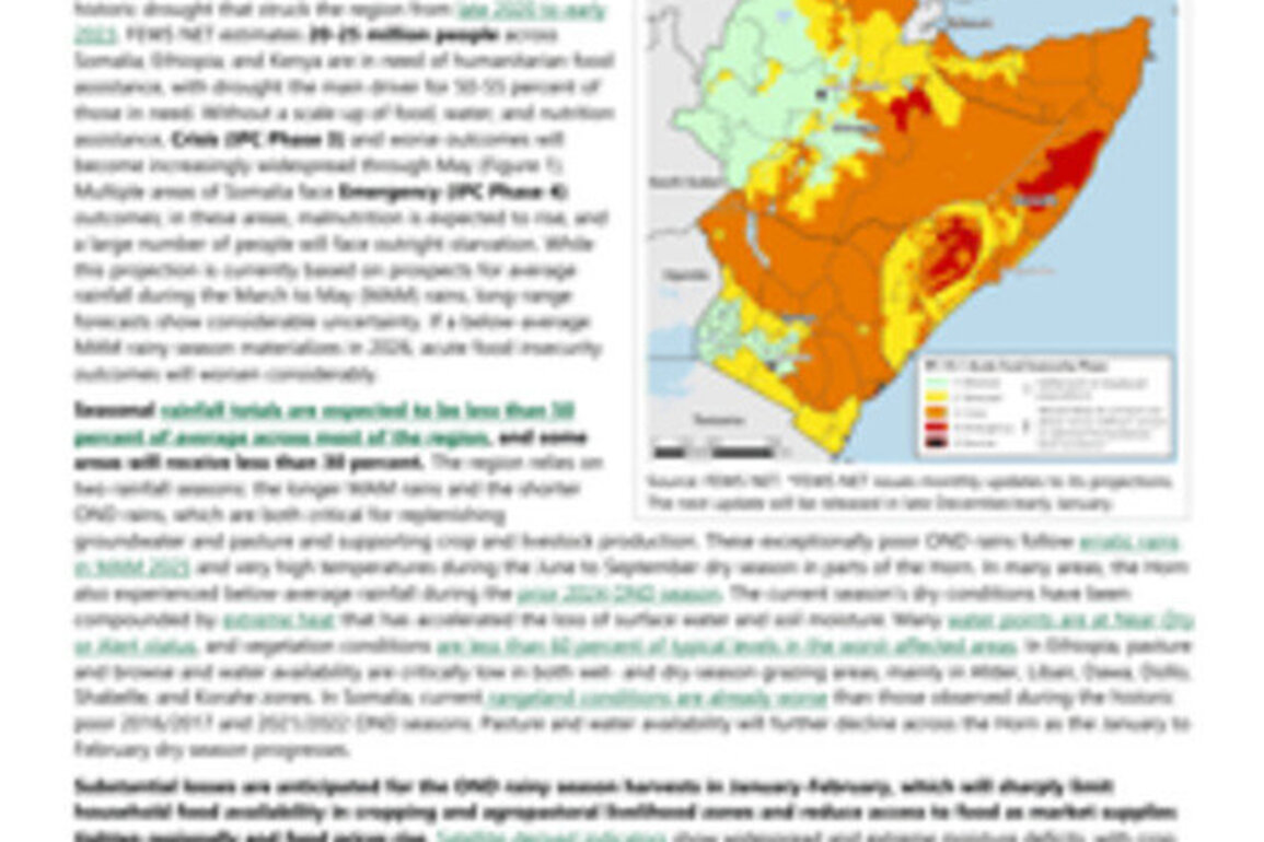 Ethiopia: Historic Drought Crisis Threatens Millions in Horn of Africa