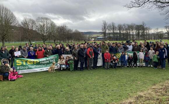 Family farm tax rallies demonstrate 'strength' of Scottish farmers and crofters