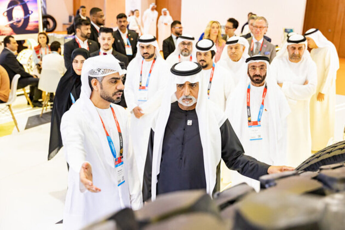 Nahyan bin Mubarak visits 'Automechanika Dubai 2025' exhibition
