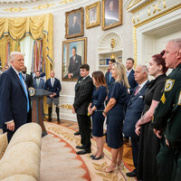 US President bestows Medal of Sacrifice to three Palm Beach County fallen officers