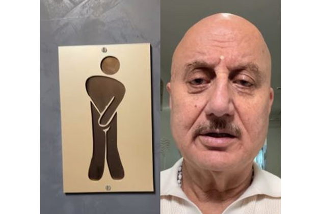 "Why can't be simpler?": Anupam Kher's hilarious take on signs outside public toilets
