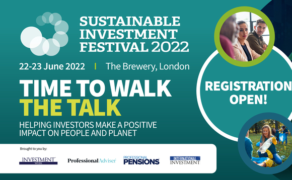 Register now: Incisive Media launches Sustainable Investment Festival 2022