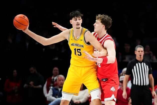 Aday Mara's career day sparks No. 2 Michigan past Ohio State