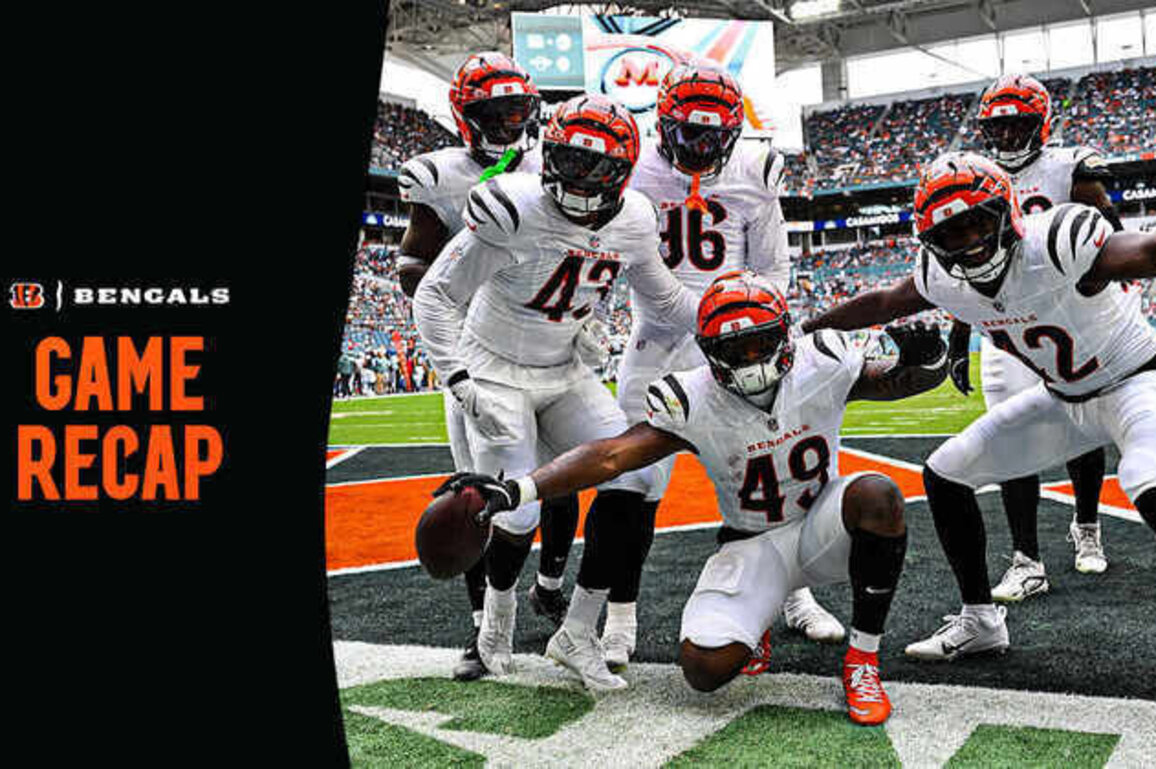 Bengals Dismantle Dolphins 45-21 | POSTGAME RECAP, NOTES & QUOTES
