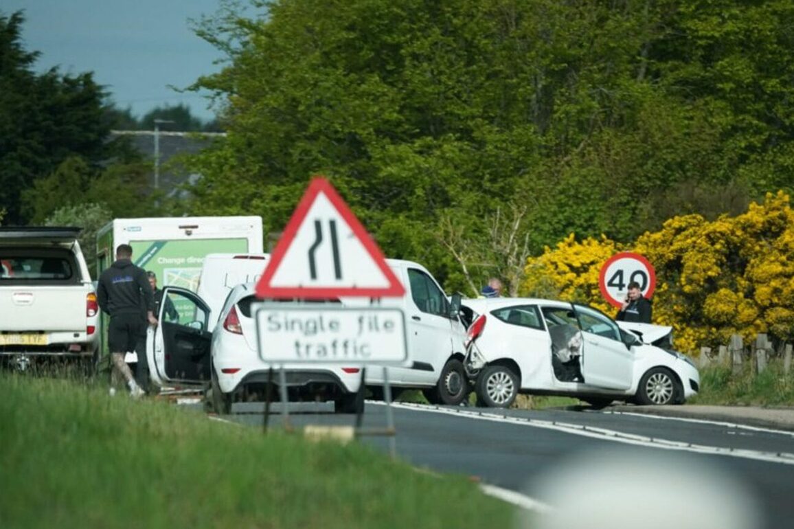 Crash closes A90 at Lonmay