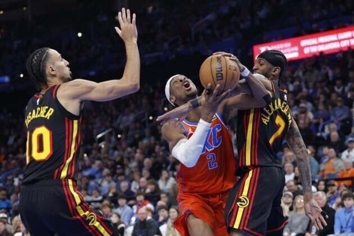 Shai Gilgeous-Alexander drops 39 as Thunder hand Hawks 7th straight loss