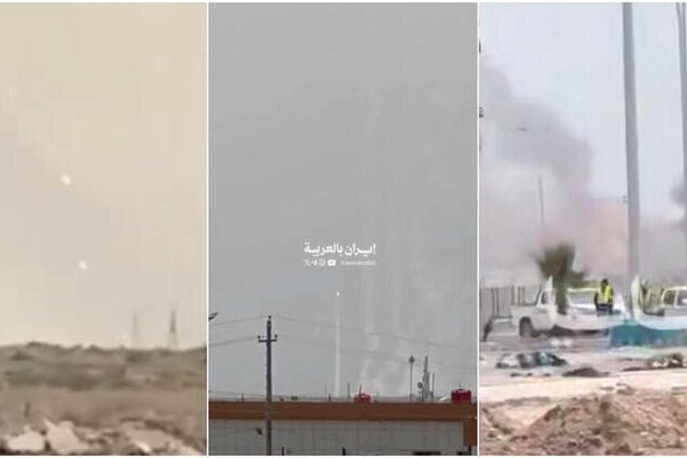 Videos show US missiles being launched from Kuwait into Iran