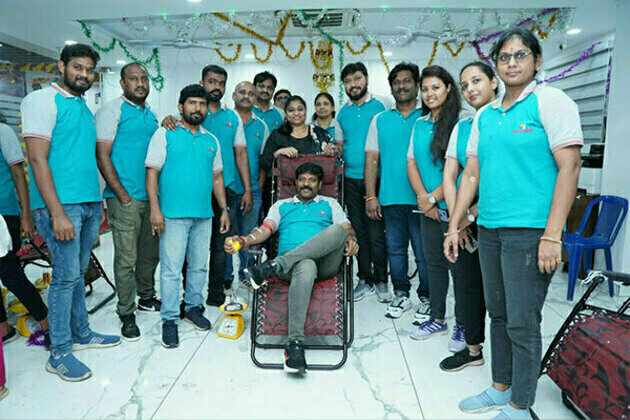 Honeyy Group organised a blood donation camp at their corporate office in Visakhapatnam