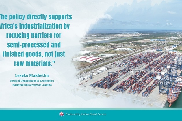 Poster | China's zero-tariff treatment to boost Africa's industrialization, modernization