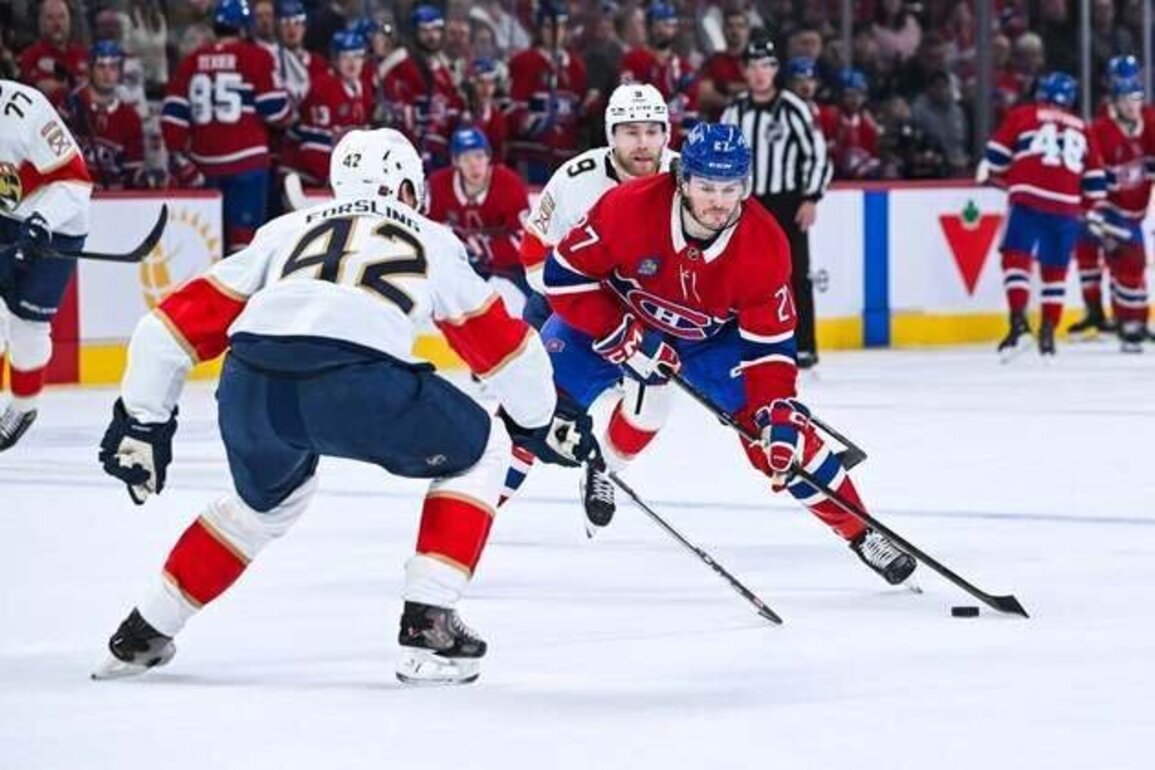 Alexandre Texier nets first career hat trick as Canadiens tame Panthers