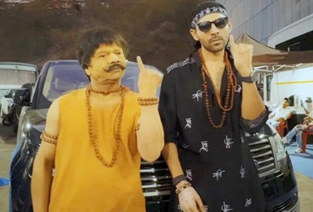 Kartik Aaryan, Rajpal Yadav promote 'Chandu Champion' in 'Bhool Bhulaiyaa 3' style