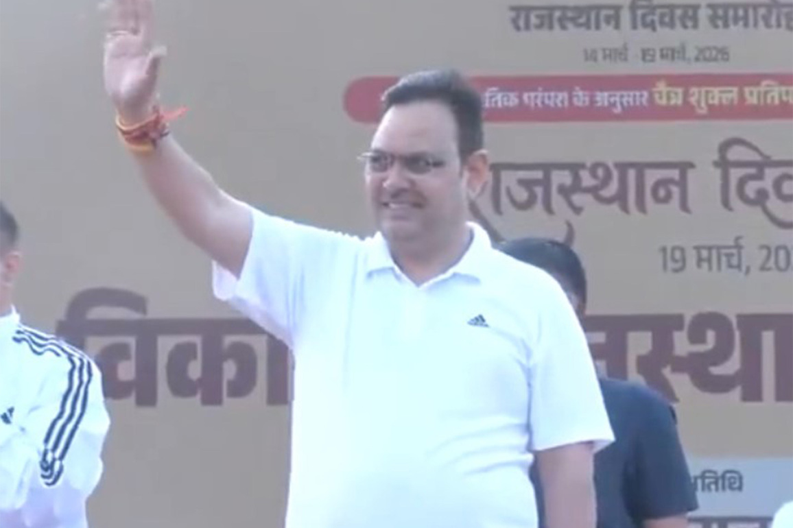 Bhajan Lal Sharma flags off 'Viksit Rajasthan Run-2026' in Jaipur