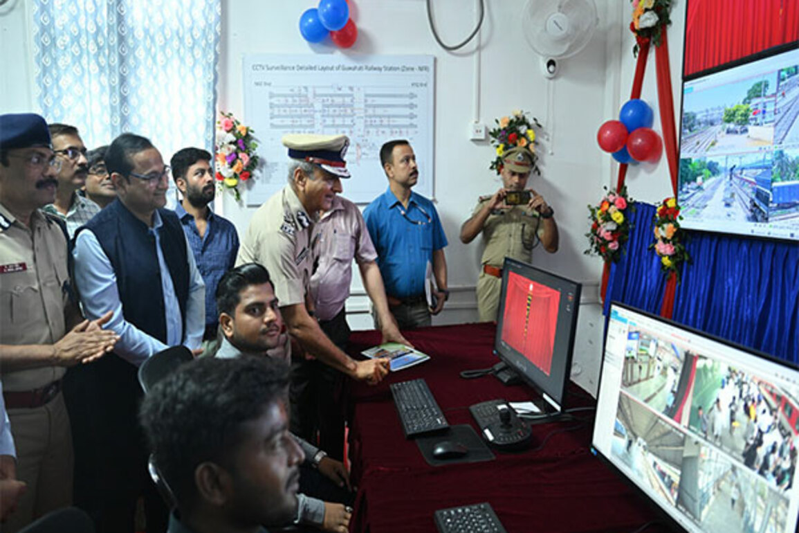 Assam: RPF boosts railway security at Guwahati with new escort hall, CCTV facility