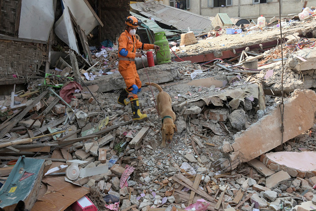 Earthquake of magnitude 6.0 strikes Myanmar