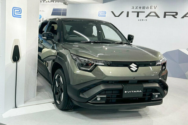 India-Made Maruti Suzuki eVitara SUV Showcased In Japan