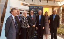  Karen Andrews (centre) at Curtin University to announce the FBI CRC