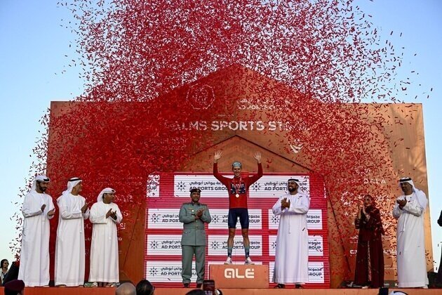 Italy's Jonathan Milan wins stage 4 of UAE Tour