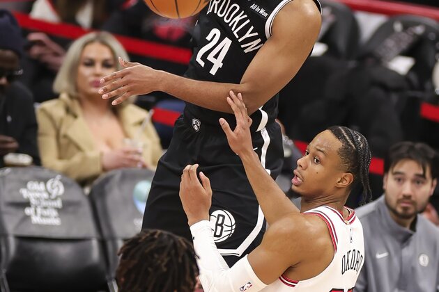 (SP)U.S.-CHICAGO-BASKETBALL-NBA-NETS VS BULLS