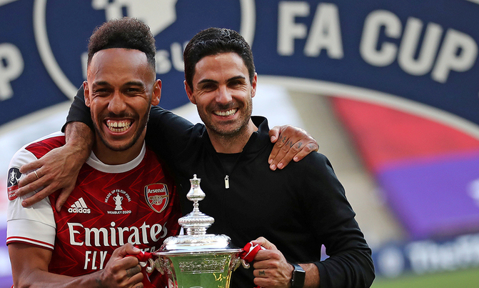 Arteta hopes FA Cup win just the start for Aubameyang at Arsenal Arteta hopes FA Cup win just the start for Aubameyang at Arsenal
