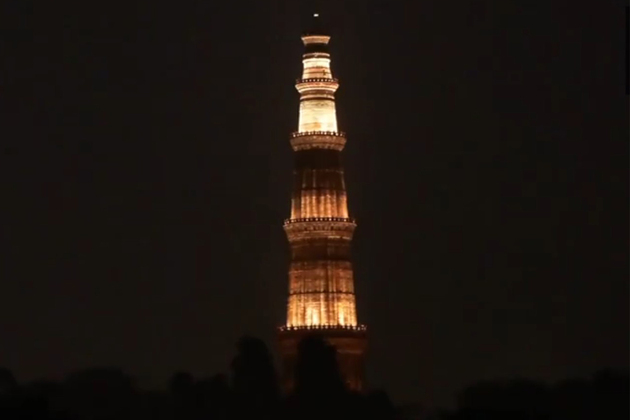Cultural icons lit up as India celebrates festival of lights