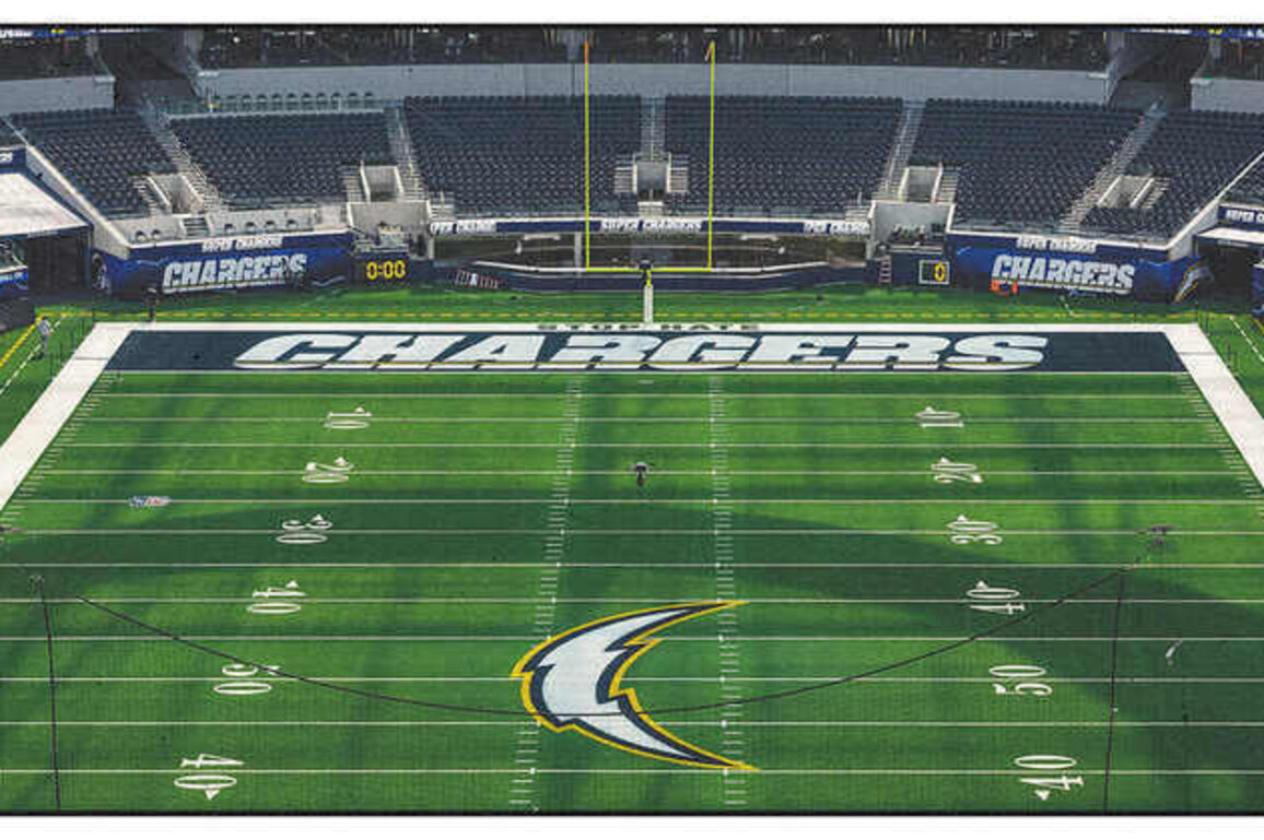 Chargers Renewing Field Design For Super Chargers Game vs. Raiders