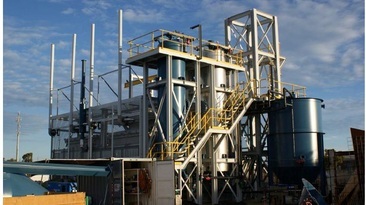An example of Como's Zadra elution plant