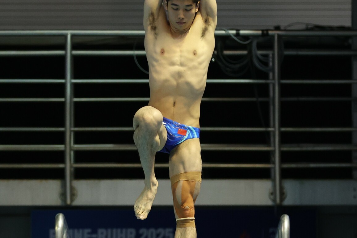 (SP)GERMANY-BERLIN-RHINE-RUHR 2025-FISU WORLD UNIVERSITY GAMES-MEN'S 3M SPRINGBOARD