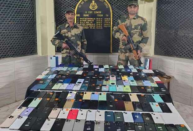 Tripura: BSF troops recover 187 mobile phones worth Rs 42 lakh