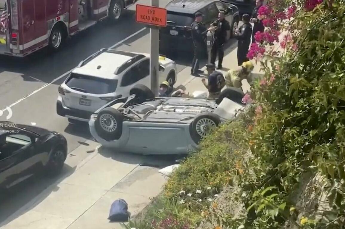 Father killed in Laguna Beach crash while teaching his daughter to drive, police say