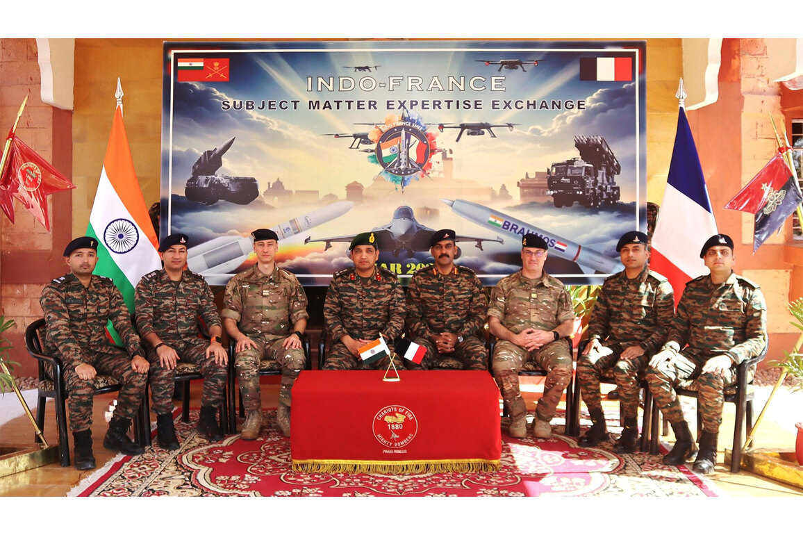 Indian Army and French Army conduct Subject Matter Expert Exchange to deepen professional understanding and improve interoperability