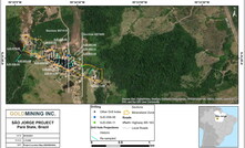 Projeto de ouro São Jorge, da GoldMining, no Pará/Reprodução