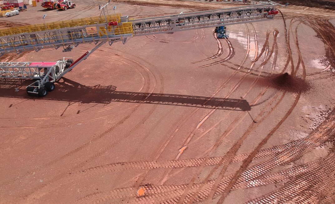 First ore from Sanjiv Ridge.