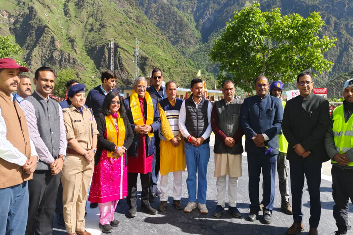 Uttarakhand: CEC Gyanesh Kumar arrives at Kharsali helipad ahead of Yamunotri Temple visit