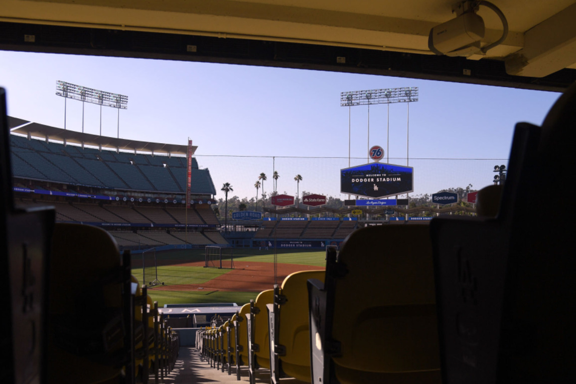 Dodgers reviewing stadium safety after hunk of concrete falls on fan
