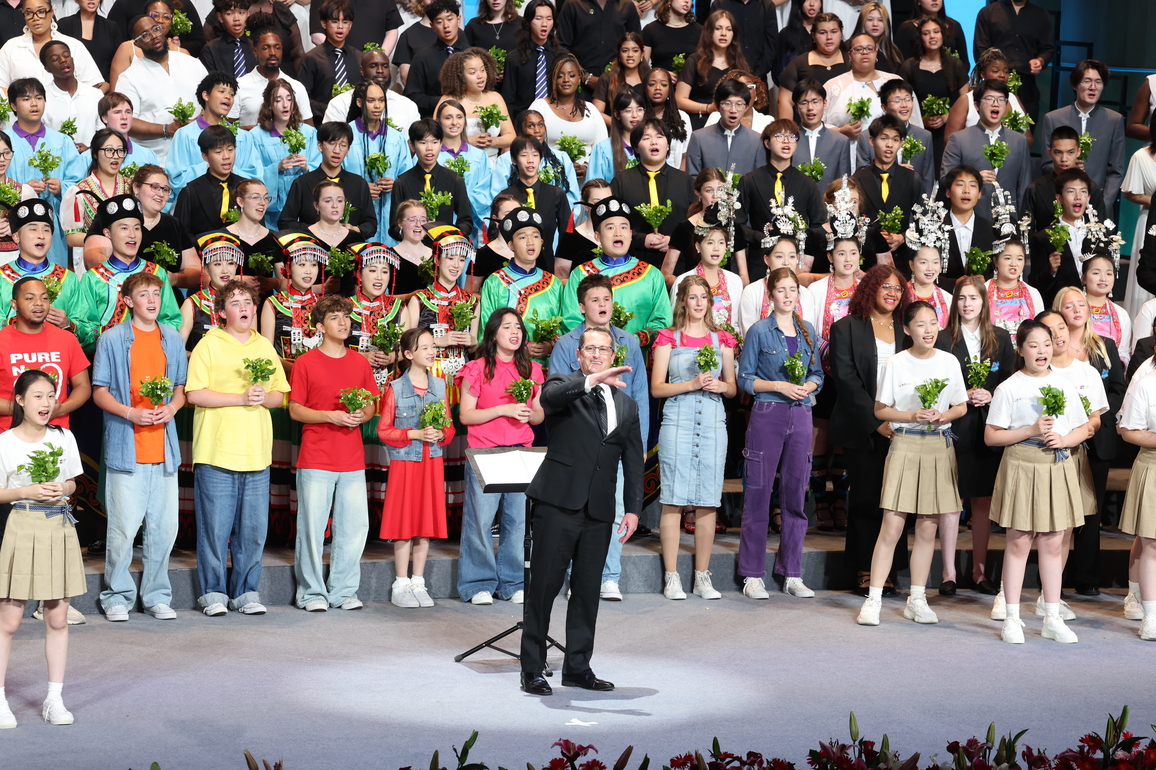 (Int'l Exchange)CHINA-BEIJING-KULIANG-U.S.-YOUTH CHOIR FESTIVAL-CLOSING PERFORMANCE (CN)