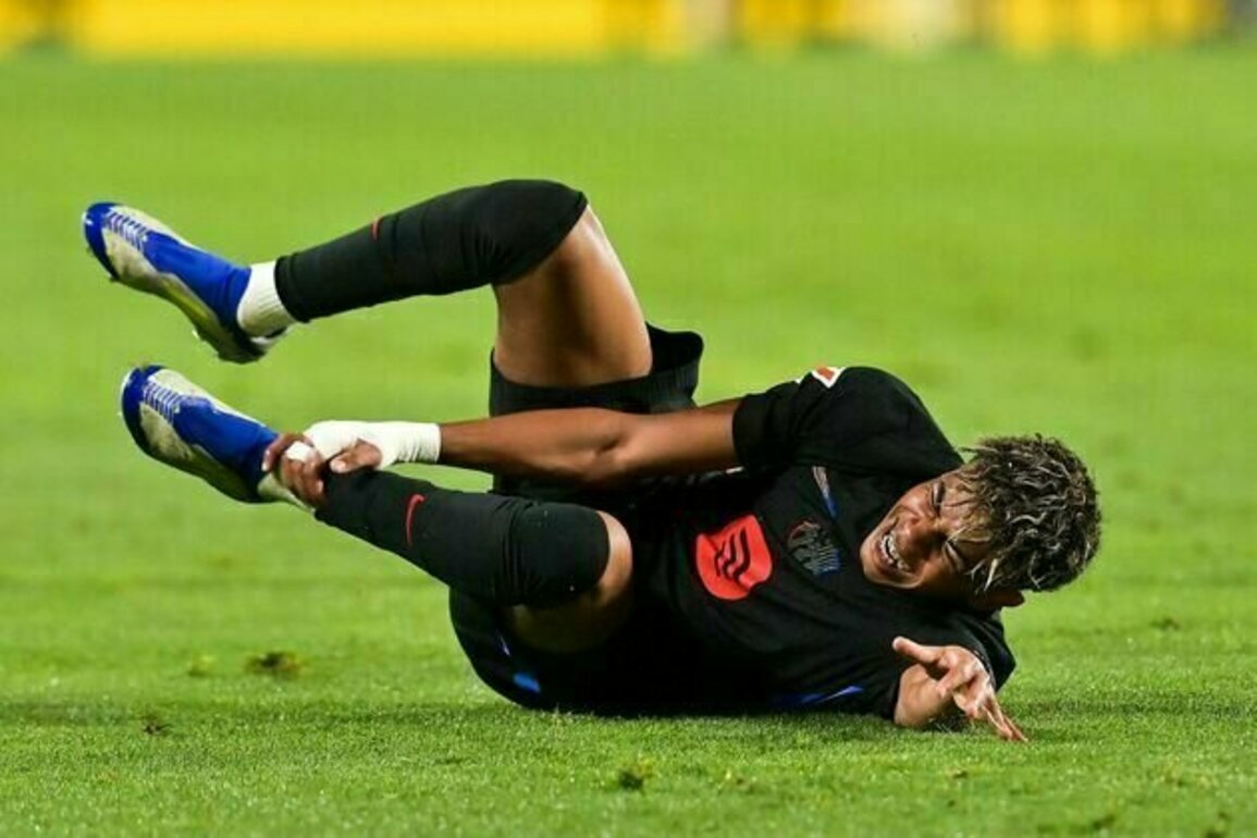 Yamal misses Barca's training session before game with Atletico Madrid