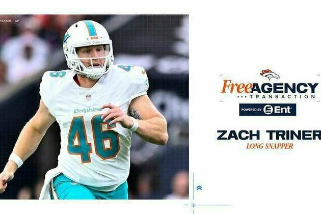 Broncos sign LS Zach Triner