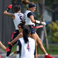 (SP)CHINA-CHENGDU-THE WORLD GAMES 2025-FLAG FOOTBALL-WOMEN-PRELIMINARY ROUND-USA VS CAN (CN)