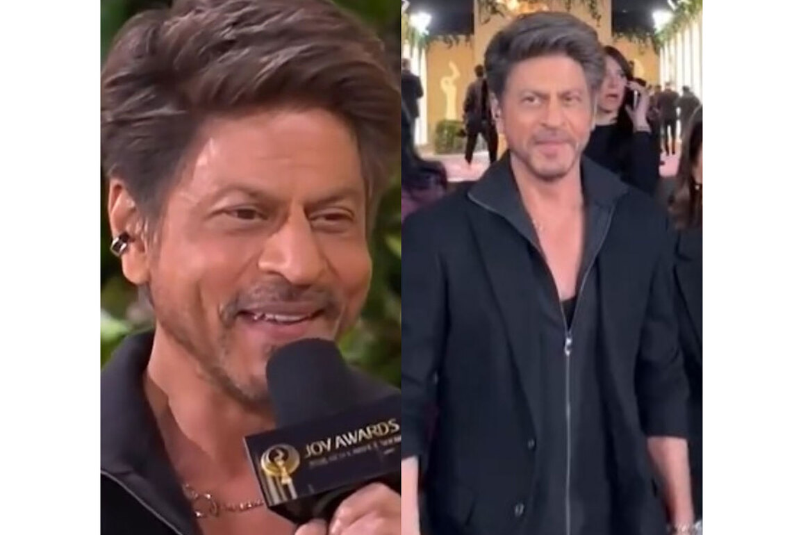 SRK shines in black at Joy Awards 2026, recalls film shooting in Riyadh