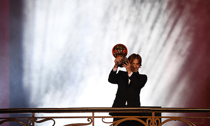 Modric ends Messi, Ronaldo grip on Ballon d'Or Modric ends Messi, Ronaldo grip on Ballon d'Or