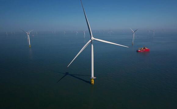 The Race Bank offshore wind farm. Credit: Ørsted The Race Bank offshore wind farm. Credit: Ørsted