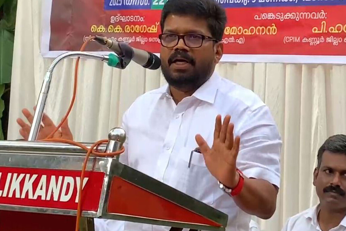 "League workers will not be able to step out of their homes": CPI(M)'s KK Ragesh issues strong warning in Kannur