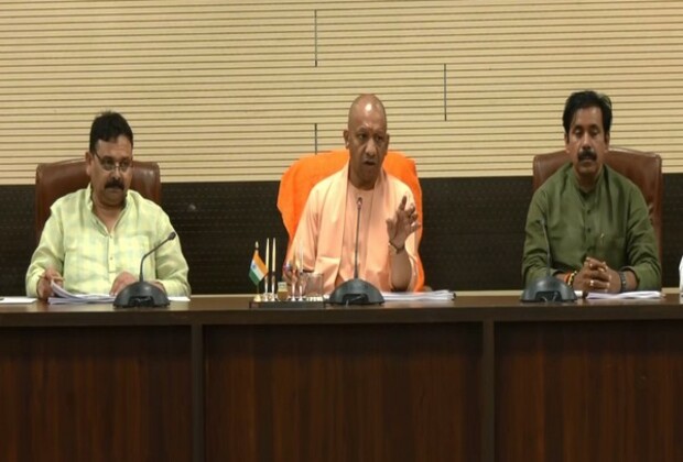 UP CM Yogi Adityanath holds meeting with police and other officials in Varanasi