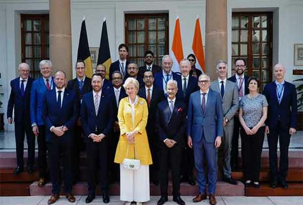 EAM S Jaishankar meets Princess Astrid of Belgium